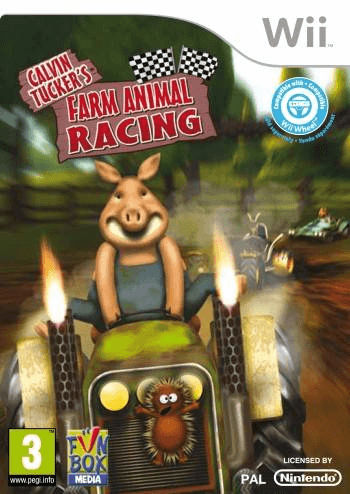 Calvin Tucker's: Farm Animals Racing box art for Wii